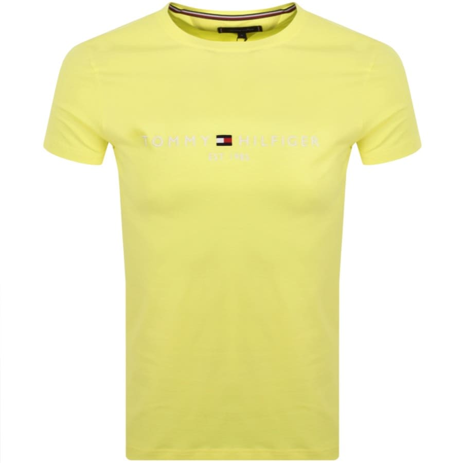 Tommy hilfiger t shirts yellow top